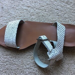Madewell sandals  made in Brazil